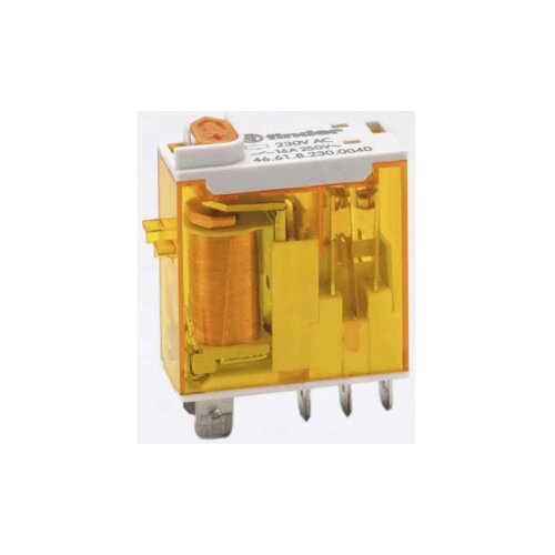 Finder 46.61.8.024.0040 Utični relej 24 V/AC 16 A 1 prebacivanje 10 ST Tray Slike