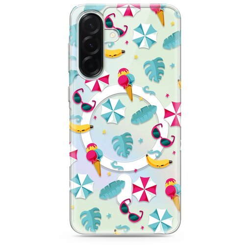  maska silikonska print magsafe za samsung A366B galaxy A36 5G/ beach Slike