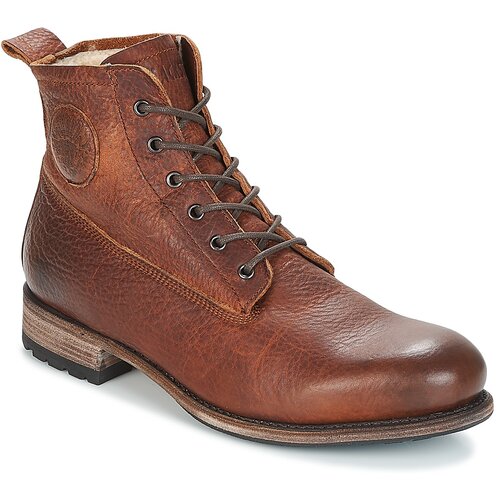 Blackstone Pol&amp;scaron;kornji MID LACE UP BOOT FUR Kostanjeva Slike
