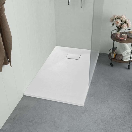 vidaXL Kad za tuš SMC bela 80x80 cm Cene