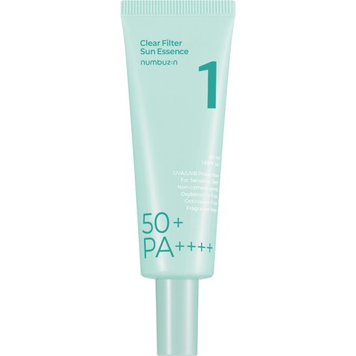 numbuzin No. 1 Clear Filter Sun Essence posvjetljujuća esencija s umirujućim djelovanjem SPF 50+ 50 ml Cijene