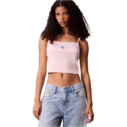 Calvin Klein Jeans Majice brez rokavov LV047C908G Rožnata Slike