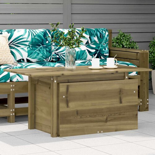 VidaXL Vrtni stol 100 x 50 x 75 cm od impregnirane borovine Slike