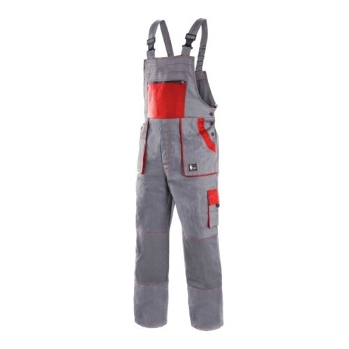 Canis Radne pantalone na tregere luxy robin sivo-crvene vel.62 ( 55208 ) Cene