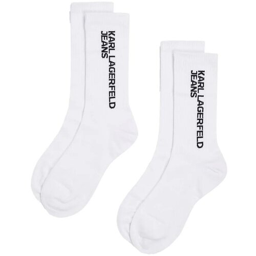 Karl Lagerfeld Dokolenke Essential Logo Socks Set Bela Cene