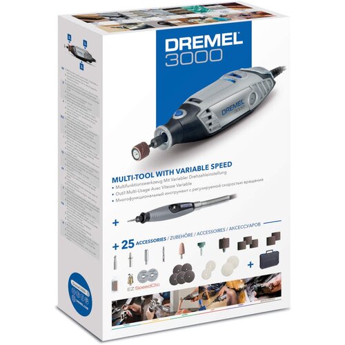 Dremel 3000,F0133000JF,25 kom pribora Slike