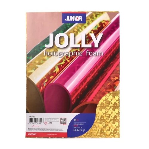 Junior jolly holographic foam hologramska pena a4 250g - odaberite boju zlatna ( 136185 ) Slike