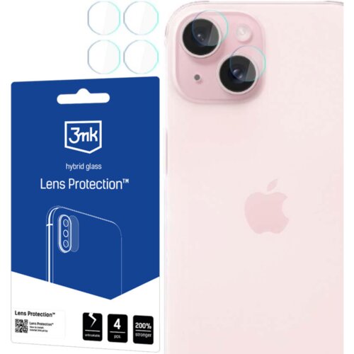 3mk ZA&amp;Scaron;ČITA ZA LEČE ZA APPLE IPHONE 15 OVITEK IZ KALJENEGA STEKLA, (21965943) Slike