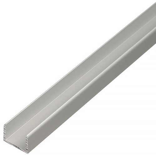 KANTOFLEX u-profil (d x š x v: 2.000 x 24,6 x 20 mm, aluminij, srebrne boje, eloksirano) Cijene