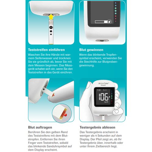 Roche Accu-Chek Instant napredni merilnik krvnega sladkorja mmol/l Slike