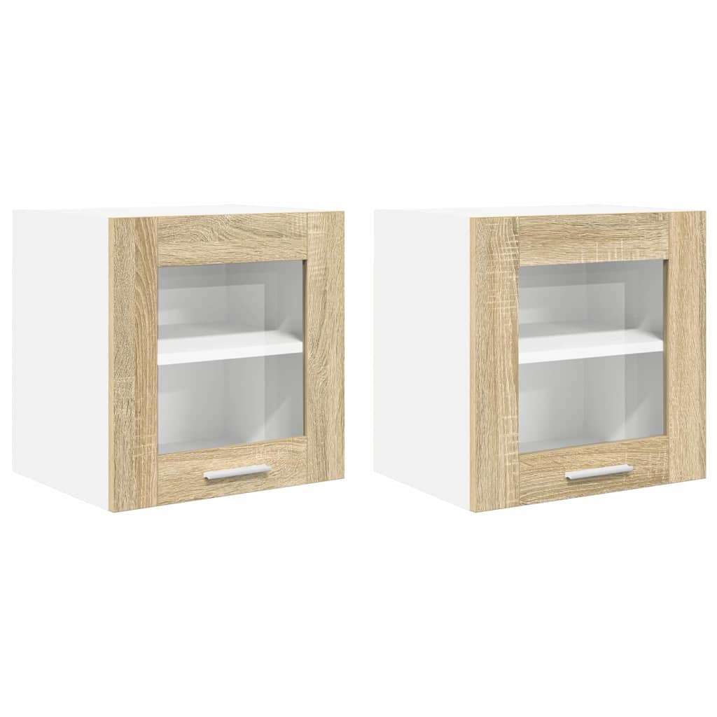  ormarić Zidne Riga 2 pcs Sonoma hrast 40 x 31 x 40 cm Slike