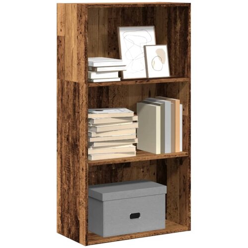  Regal za knjige boja starog drva 60x30x114 cm konstruirano drvo Cene