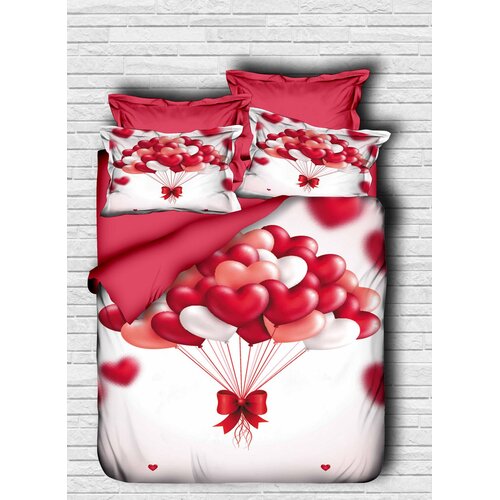  set posteljine 102, 160x220cm, crvena Cijene