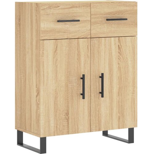  Komoda boja hrasta sonome 69,5x34x90 cm od konstruiranog drva Slike