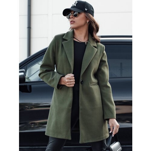 DStreet Women's autumn single-breasted coat MINTER olive Cene