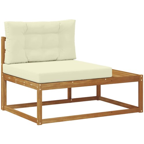  Set vanjskih sofa Prirodna i krem Slike