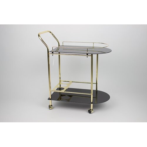 AMC HOME Barska Kolica, Black/gold, 60x80cm Cene