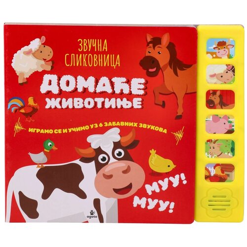 Agato Zvučna slikovnica Domaće životinje Slike