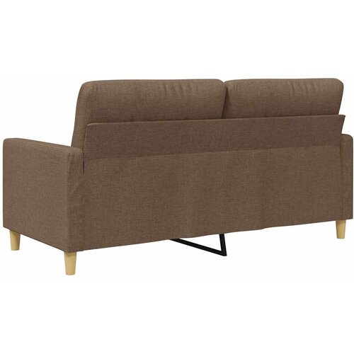  Dvosjed od tkanine smeđi 140 cm Slike