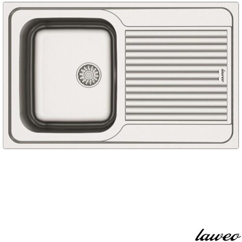 Laweo Ugradna sudopera AS 103 inox ø90 79x50cm Cene