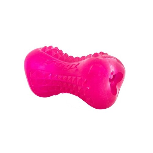 Rogz Yumz Koska za poslastice za pse, Gumena, L, 15cm, Roze Slike