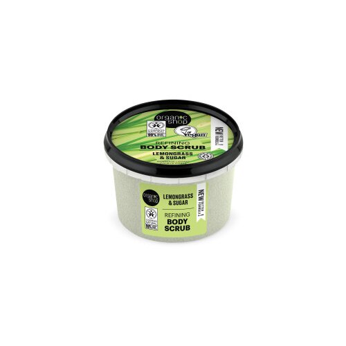 Organic Shop piling za telo - Body Scrub - Lemongrass & Sugar Cene