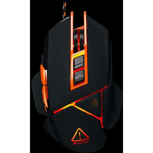 Canyon Hazard GM-6 Hazard GM-6 Optical gaming mouse adjustable DPI setting 800/1600/2400/3200/4800/6400 LED backlight moveable Cijene