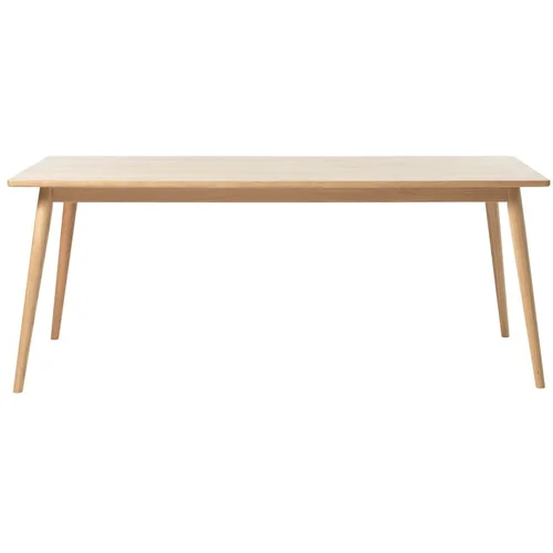 Unique Furniture Raztegljiva jedilna miza z mizno ploščo v hrastovem dekorju 190x90 cm Barrali –