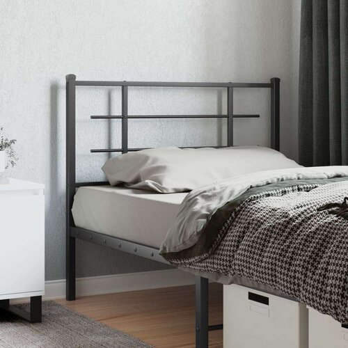  Metalno uzglavlje crno 107 cm Cene