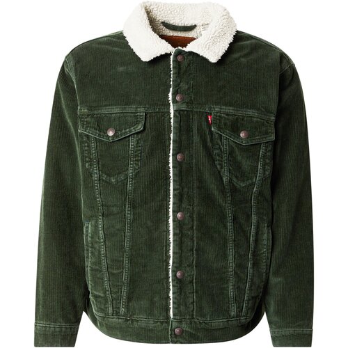 Levi's Prijelazna jakna 'Relaxed Fit Sherpa Trucker Jacket' kraljevski zelena Cijene