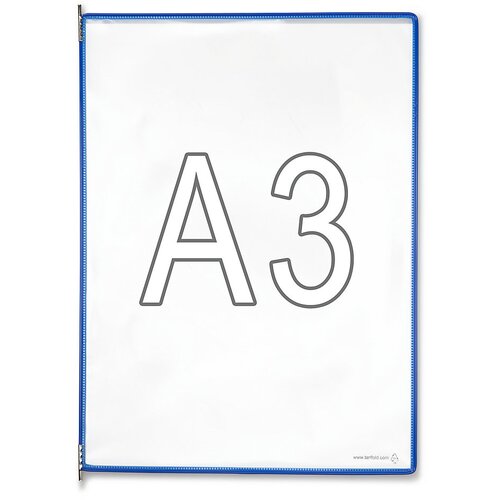 TARIFOLD Prozorna tablica, DE 10 kosov, za DIN A3, modra Slike