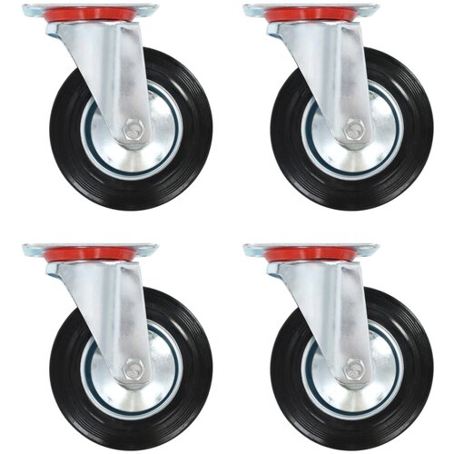 vidaXL Gibljiva kolesa 4 kosi 160 mm Cene