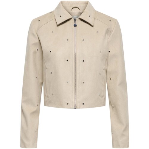 Jacqueline De Yong Jakne Jdyrowan Faux Suede Stud Jacket Otw Sgo 15363425 Bež Cene