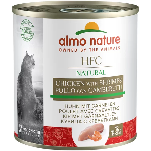 HFC Varčno pakiranje Almo Nature Natural 12 x 280 g - Piščanec & kozice