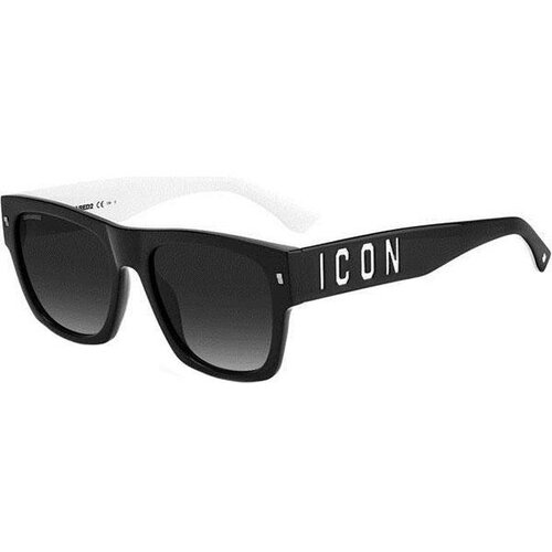 Dsquared2 ICON0004/S 80S/9O ONE SIZE (55) Črna/Siva Cene