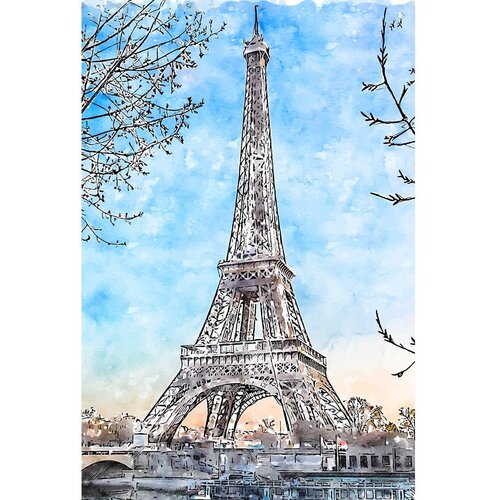 Fedkolor Slika 90x60 cm Paris – Cene