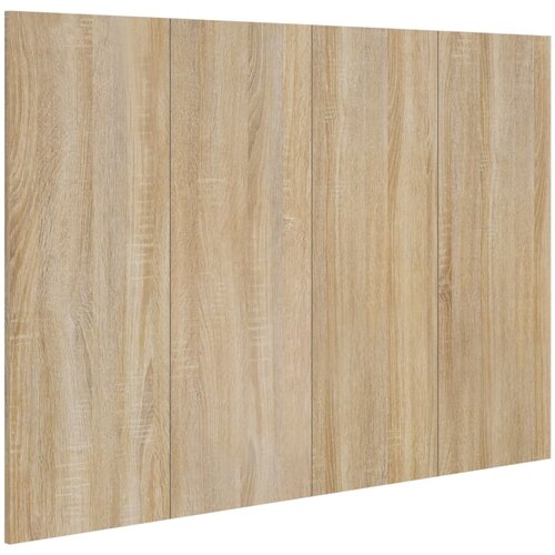VidaXL Posteljno vzglavje sonoma hrast 120x1,5x80 cm konstruiran les, (20648312) Slike