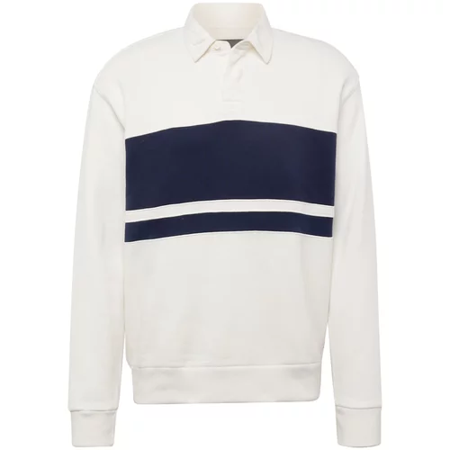 Hollister Sweater majica boja pijeska / mornarsko plava