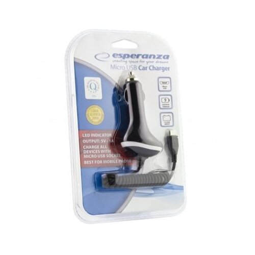  Auto Punjač ESPERANZA, micro USB, In 12/24V, Out 5V 1A, EZ109 Cijene