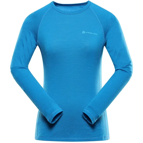 Alpine pro Women's merino wool T-shirt MERENA methyl