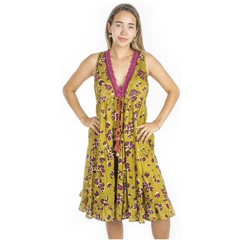Isla Bonita By Sigris Kratke obleke Kratka Obleka Večbarvna