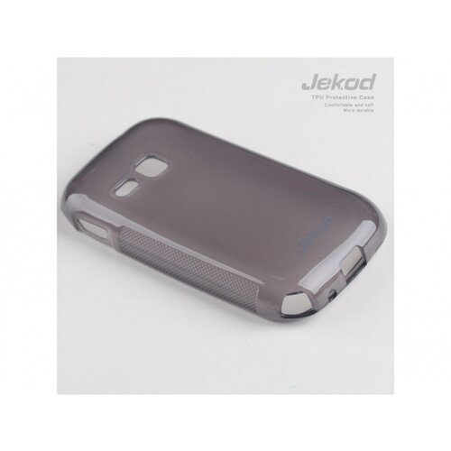 Jekod silikonski ovitek Samsung Galaxy Young 6310 transparent črn TPU/TB + Zaščitna folija Cene