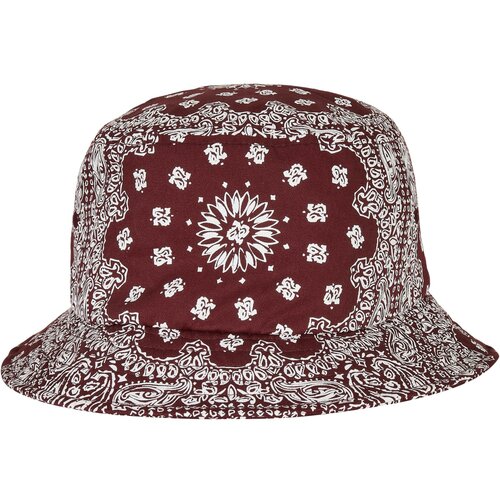 Flexfit Bandana Print Bucket Hat Cherry/White Slike
