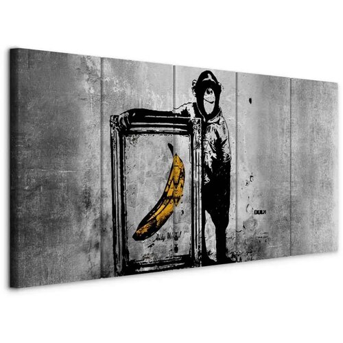  Slika - Banksy: Monkey with Frame 225x90 Standard Cene