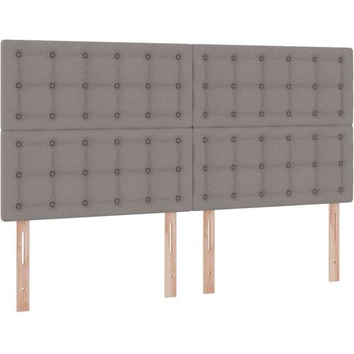  Krevet s od storage Sivo-smeđa 160 x 200 cm Lažna koža Slike