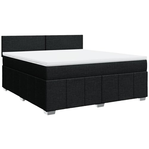 Maison Chic Box spring postelja - Vzmetna postelja z vzmetnico črna 180x200 cm blago SL17798, (21883134) Cene