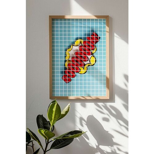 Wallity uramljena slika Popkare8, 33x48 cm Cene