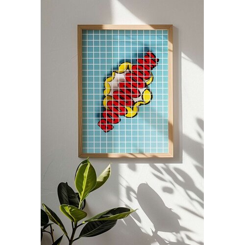 Wallity Uramljena slika Popkare8, 33x48 cm Cijene