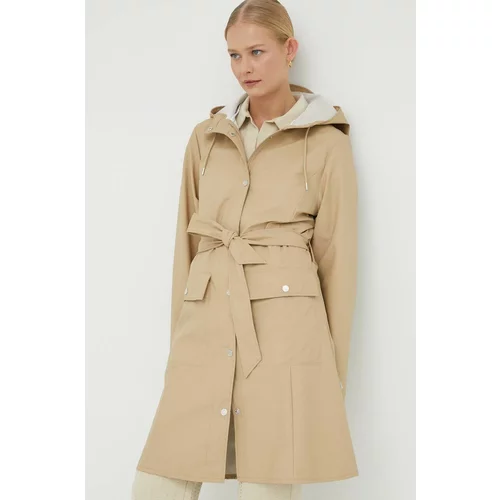 Rains Kišni kaput 18130 Curve Jacket za žene, boja: bež, za prijelazno razdoblje