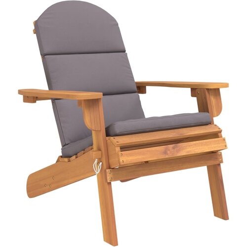 Maison Chic Vrtni Stoli - Stol za vrt adirondack z blazinami trden akacijev les JS592, (21878557) Slike